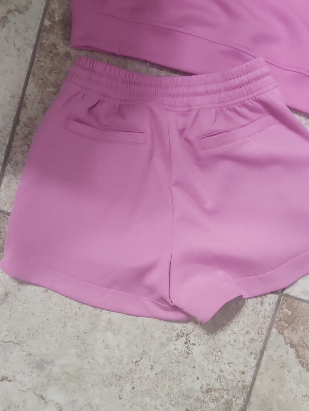 Zenana Pink Crewneck Tee - Picture 4 of 5